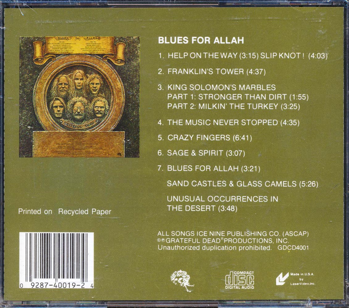 Grateful Dead - Blues For Allah