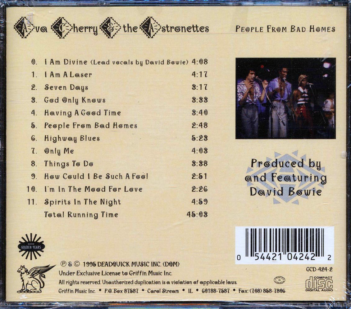 Ava Cherry & The Astronettes - People From Bad Homes