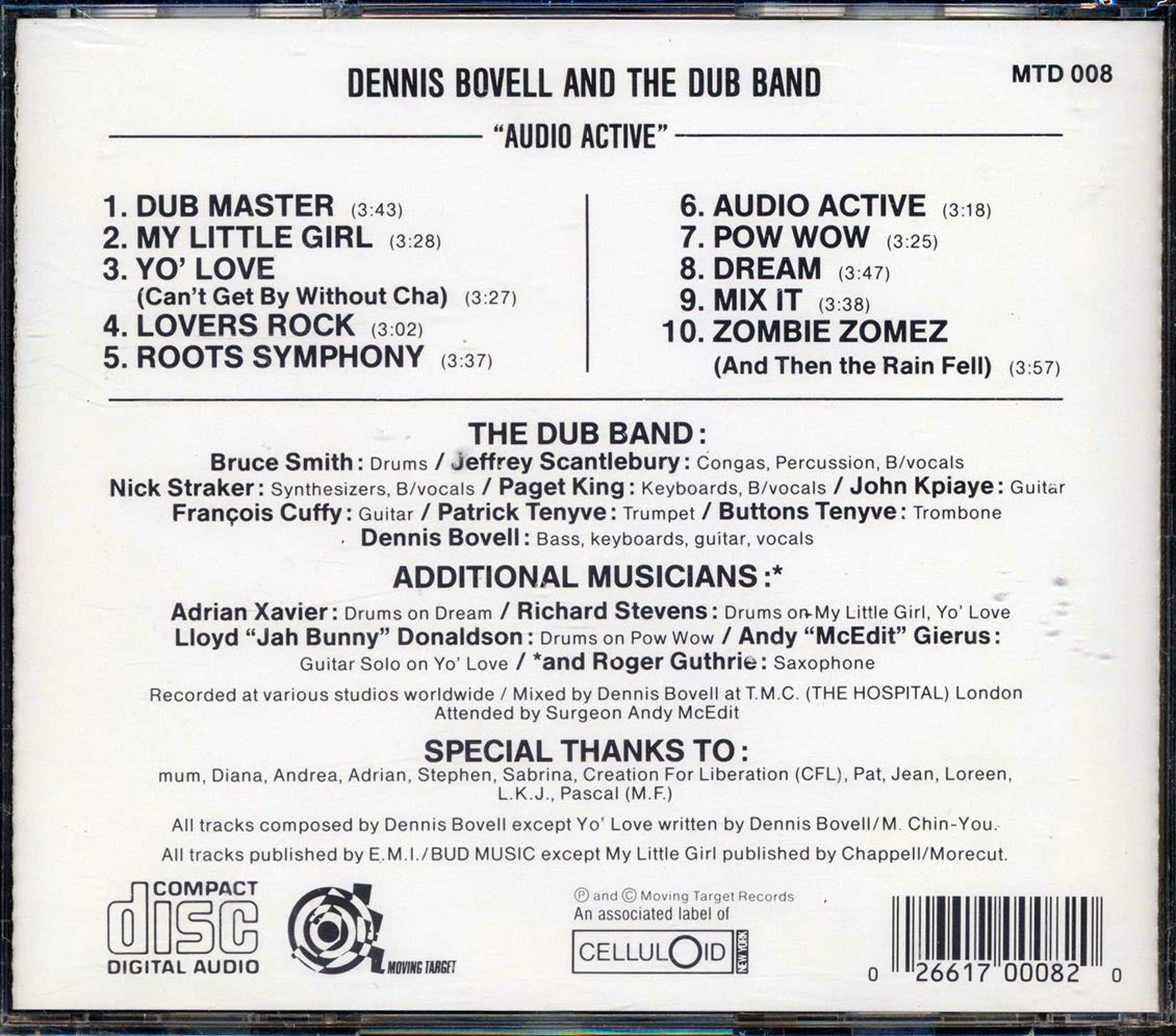 Dennis Bovell & The Dub Band - Audio Active