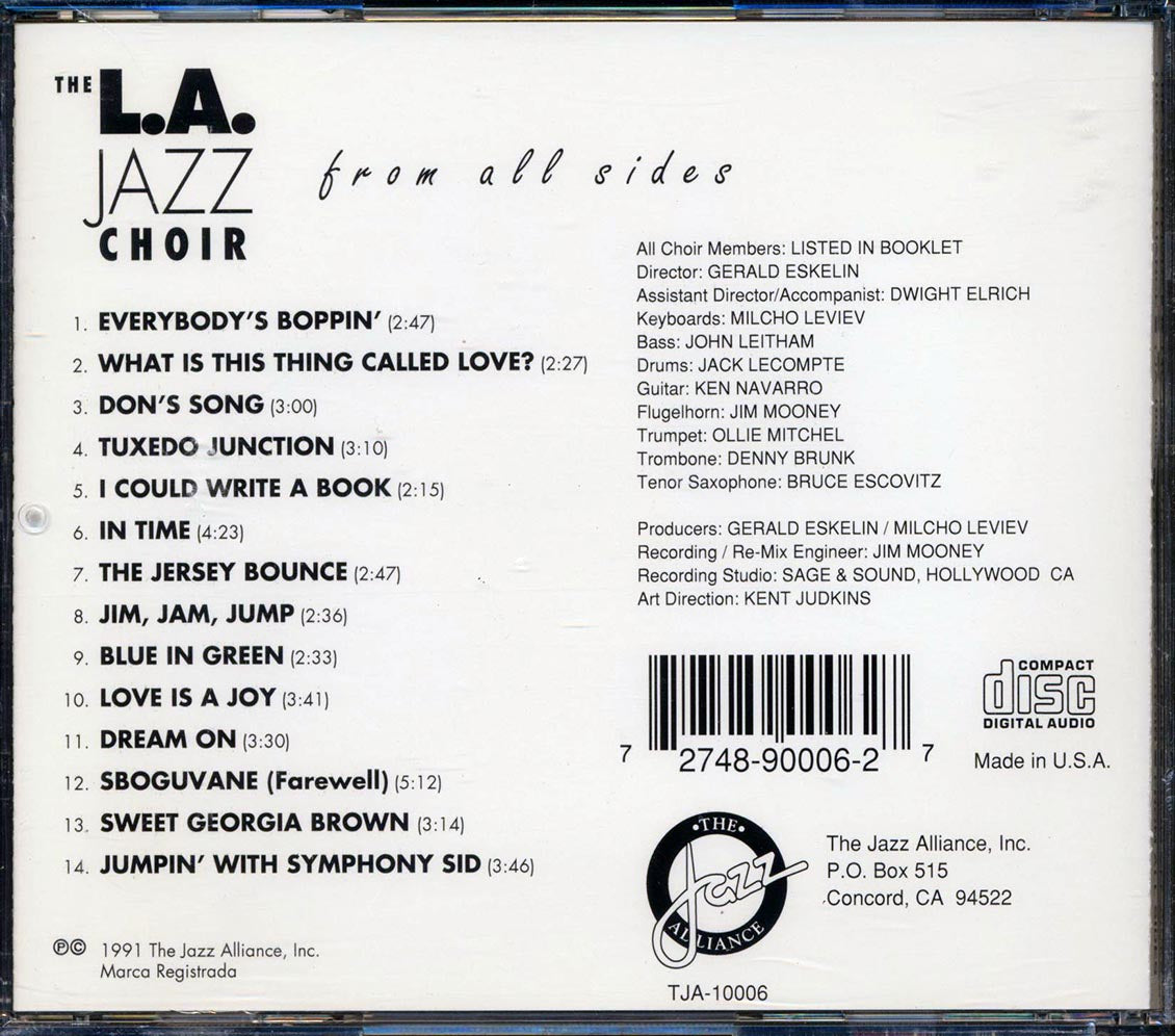 The L.A. Jazz Choir - From All Sides