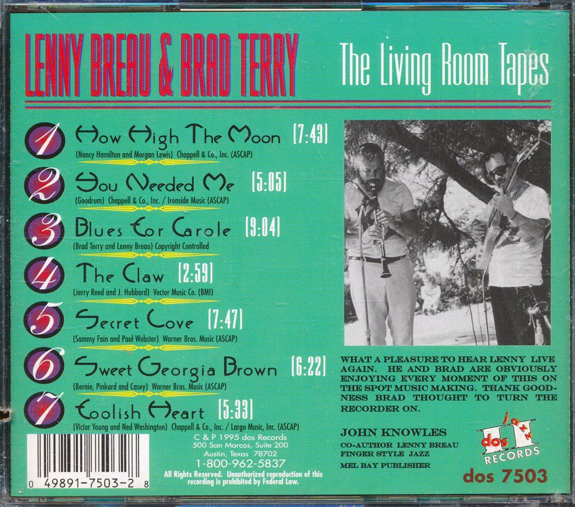 Lenny Breau, Brad Terry - The Living Room Tapes (marked/ltd stock)