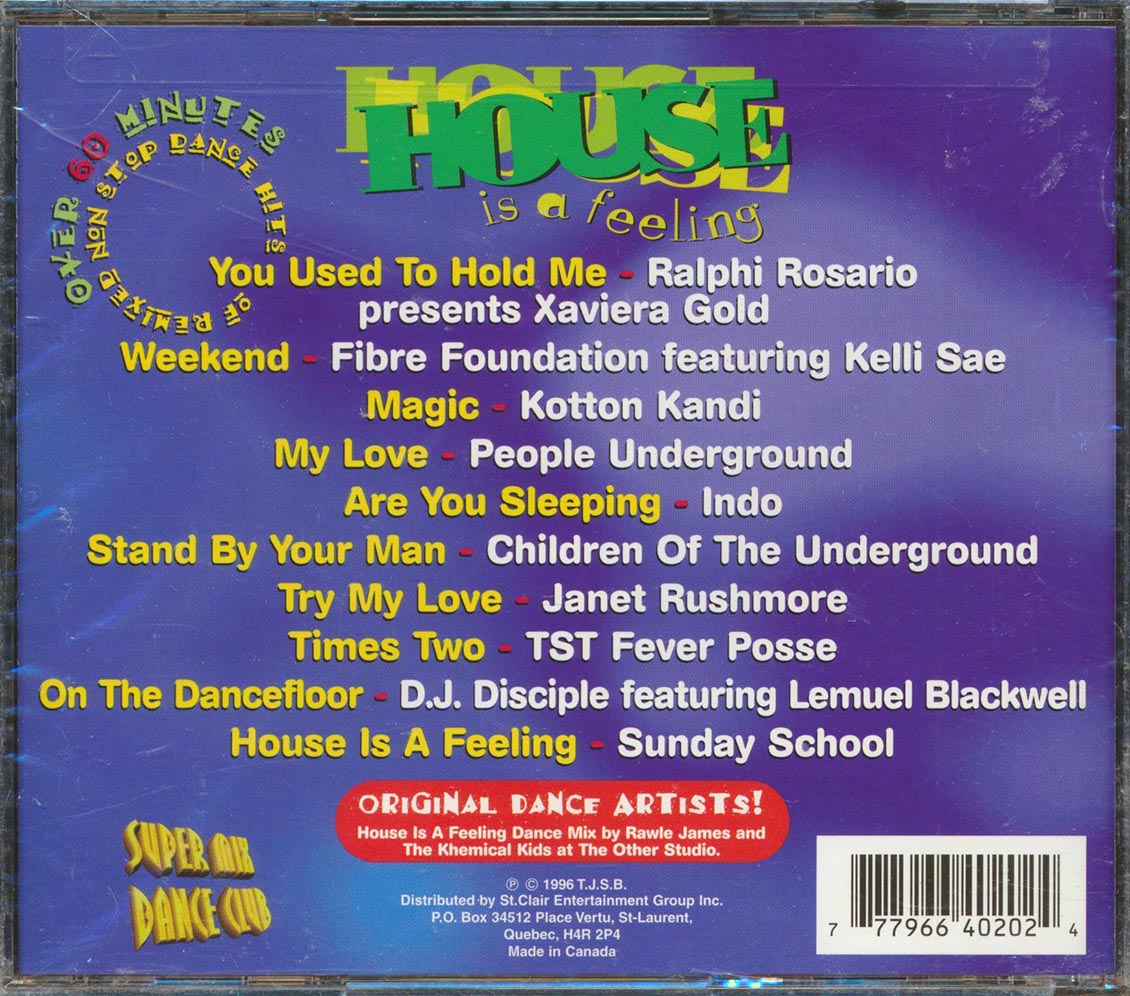Ralphi Rosario, Fibre Foundation, Kotton Kandi, Etc. - House Is A Feeling (marked/ltd stock)