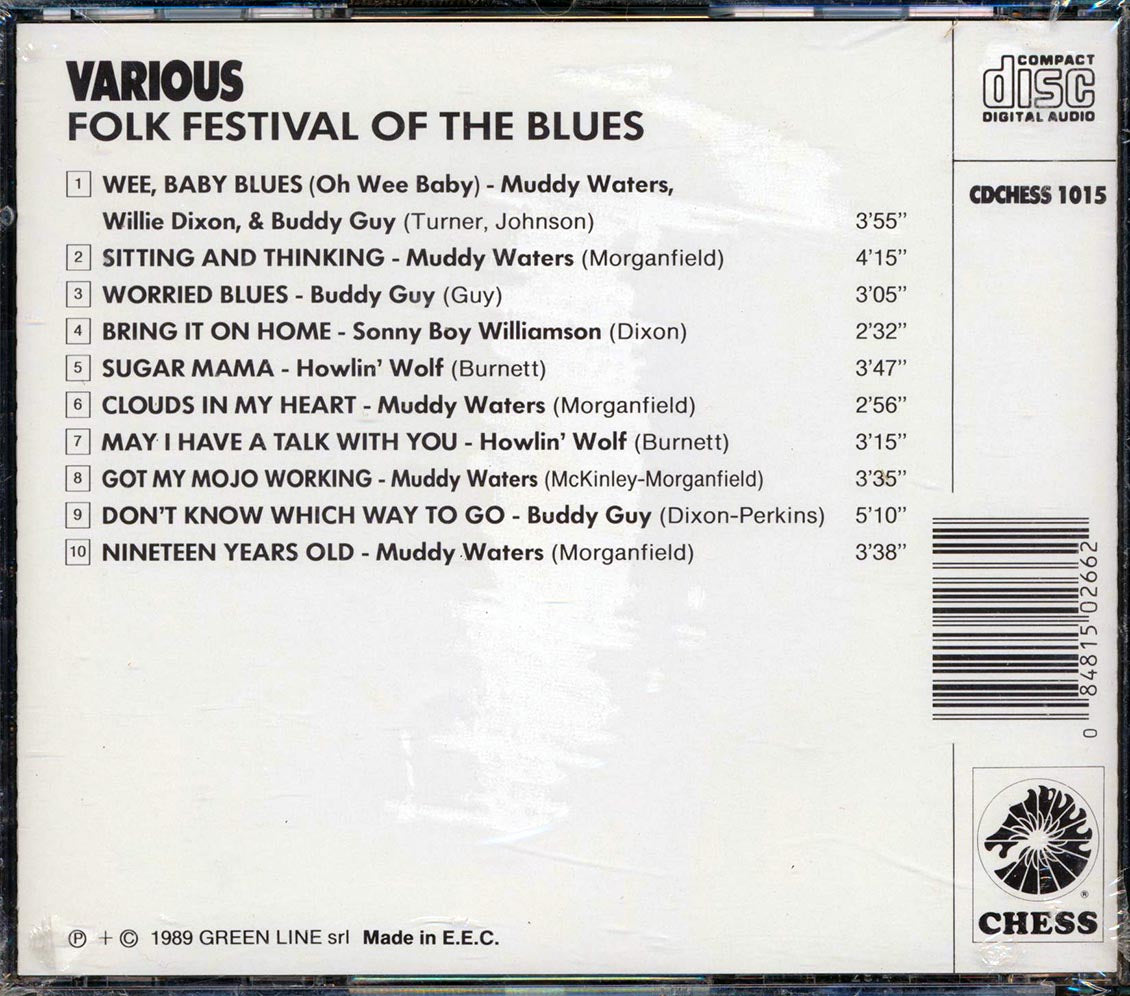 Muddy Waters, Buddy Guy, Howlin' Wolf, Sonny Boy Williamson - Folk Festival Of The Blues: Recorded Live