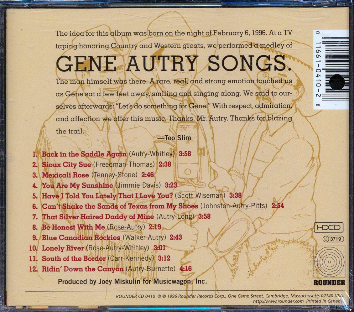 Riders In The Sky - Public Cowboy #1: The Music Of Gene Autry (marked/ltd stock)
