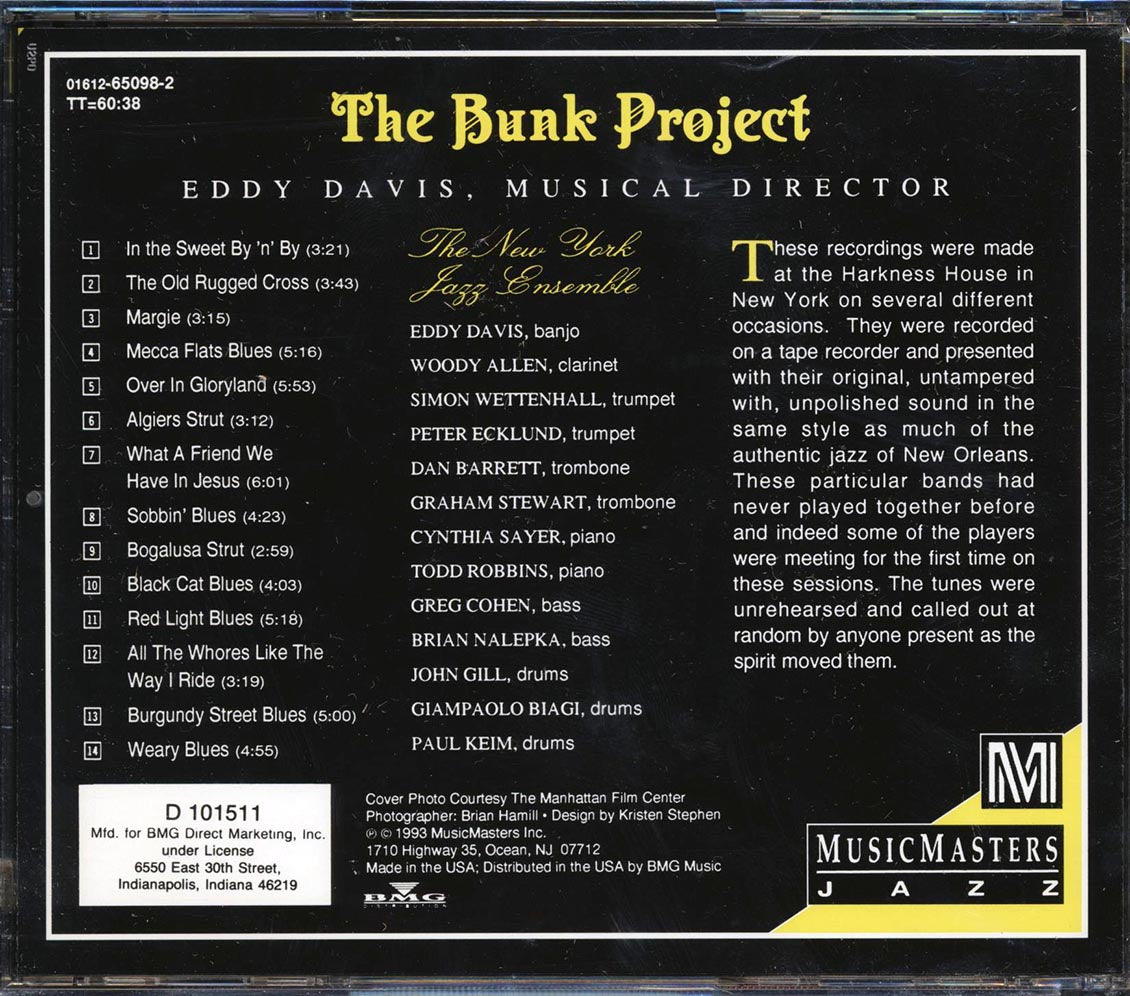 Eddy Davis - The Bunk Project