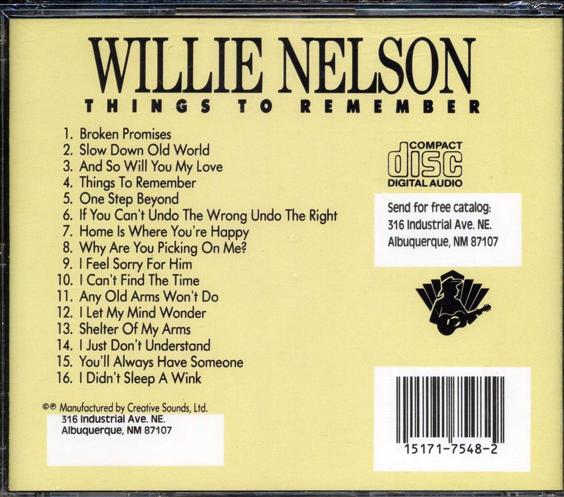 Willie Nelson - Things To Remember