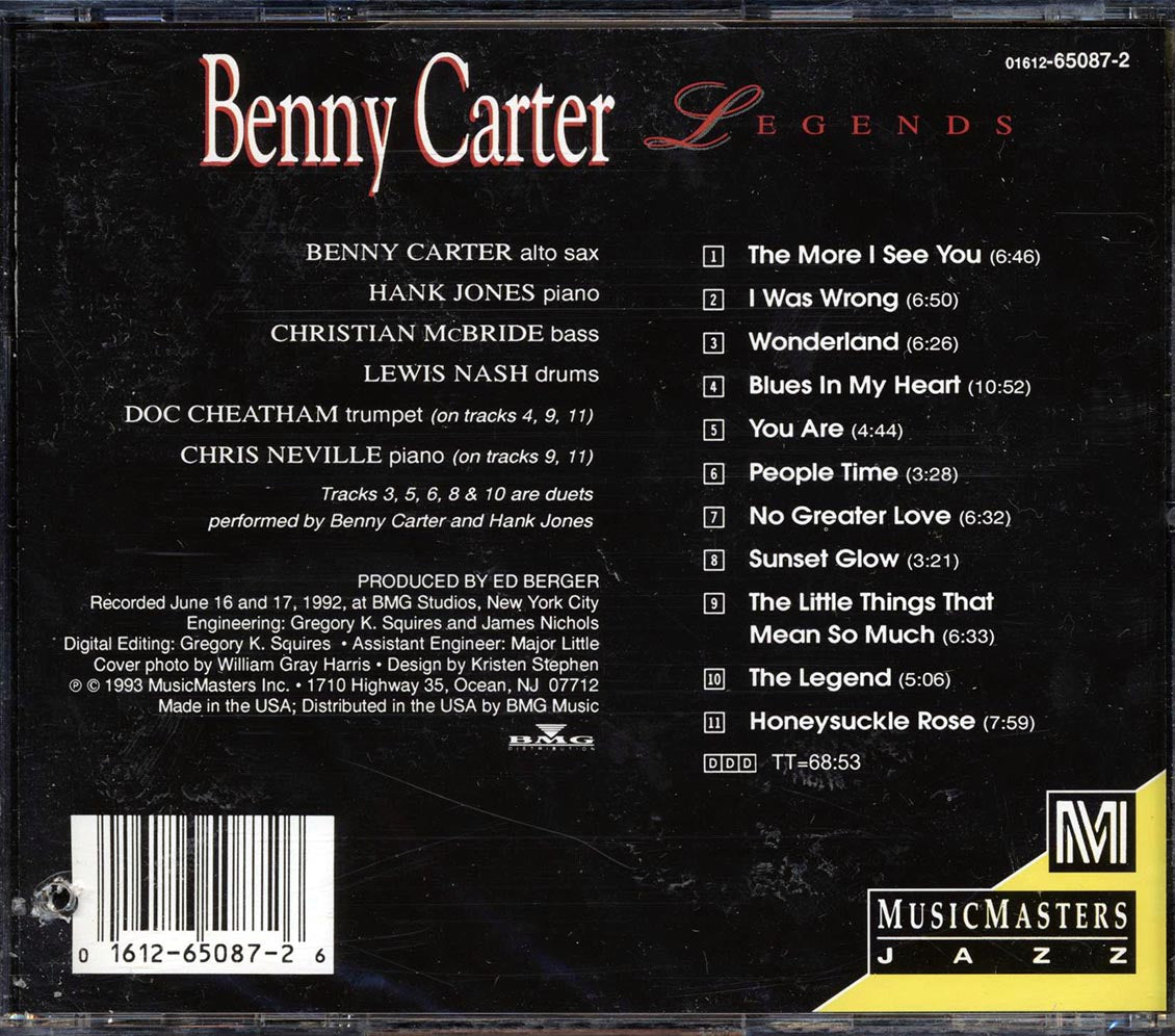 Benny Carter - Legends