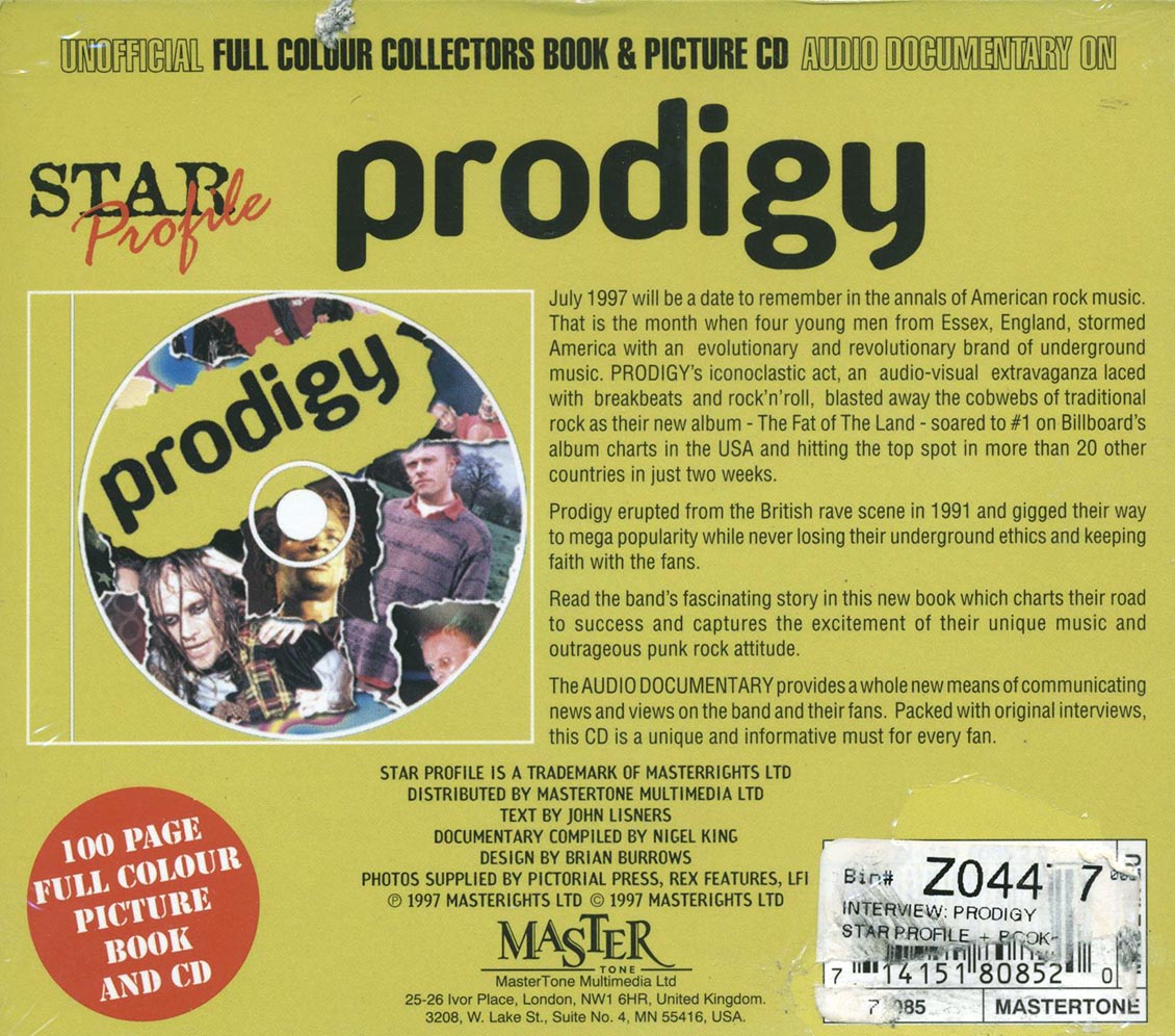 Prodigy - Star Profile (incl. large booklet)