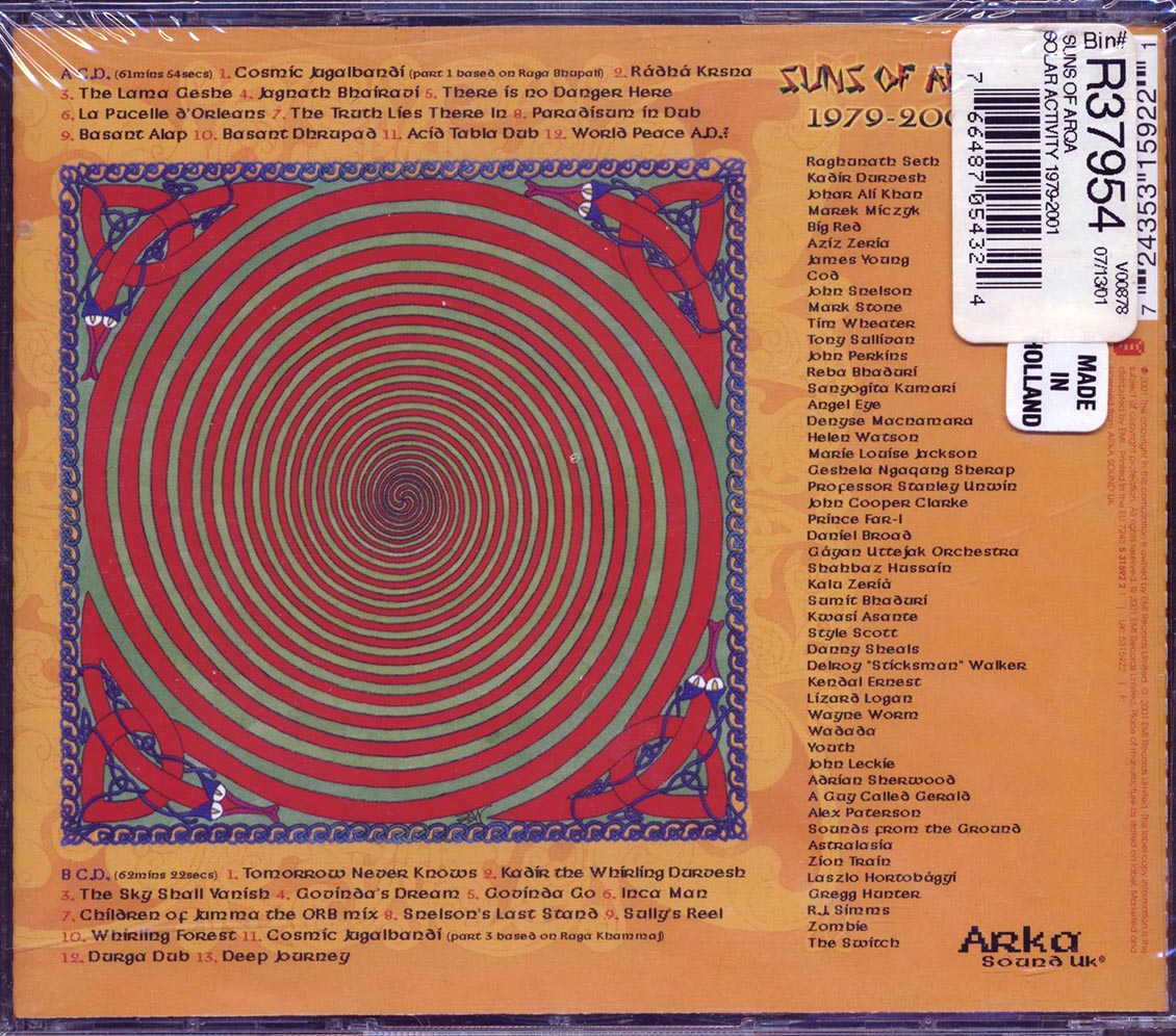 Suns Of Arqa - Solar Activity 1979-2001 (2xCD)