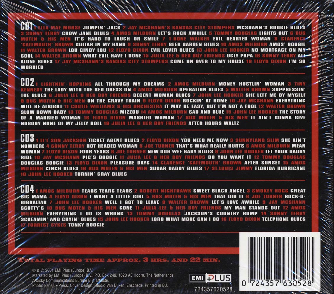 Lightnin' Hopkins, T-Bone Walker, John Lee Hooker, Etc. - Guitar In My Hand: Blues Connection (71 tracks) (4xCD) (deluxe 4-fold digipak)
