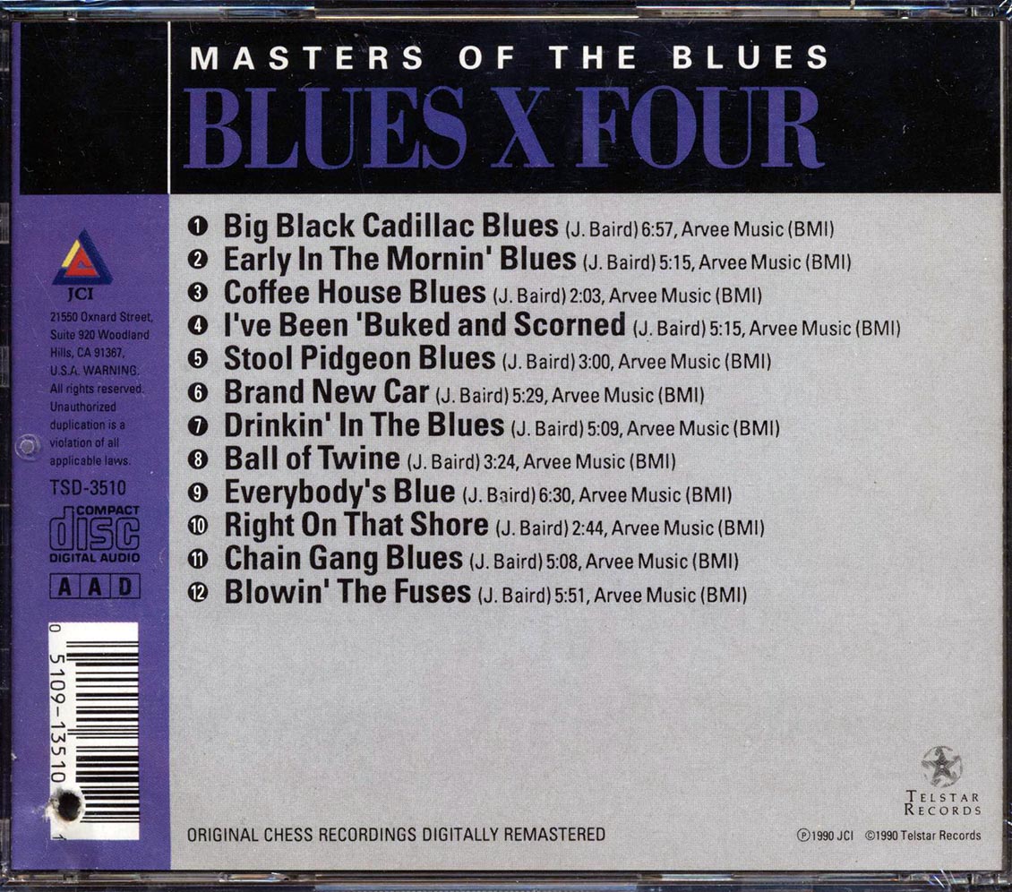 Lightnin' Hopkins, Brownie McGee, Big Joe Williams, Sonny Terry - Blues X Four: 12 Legendary Hits (marked/ltd stock)