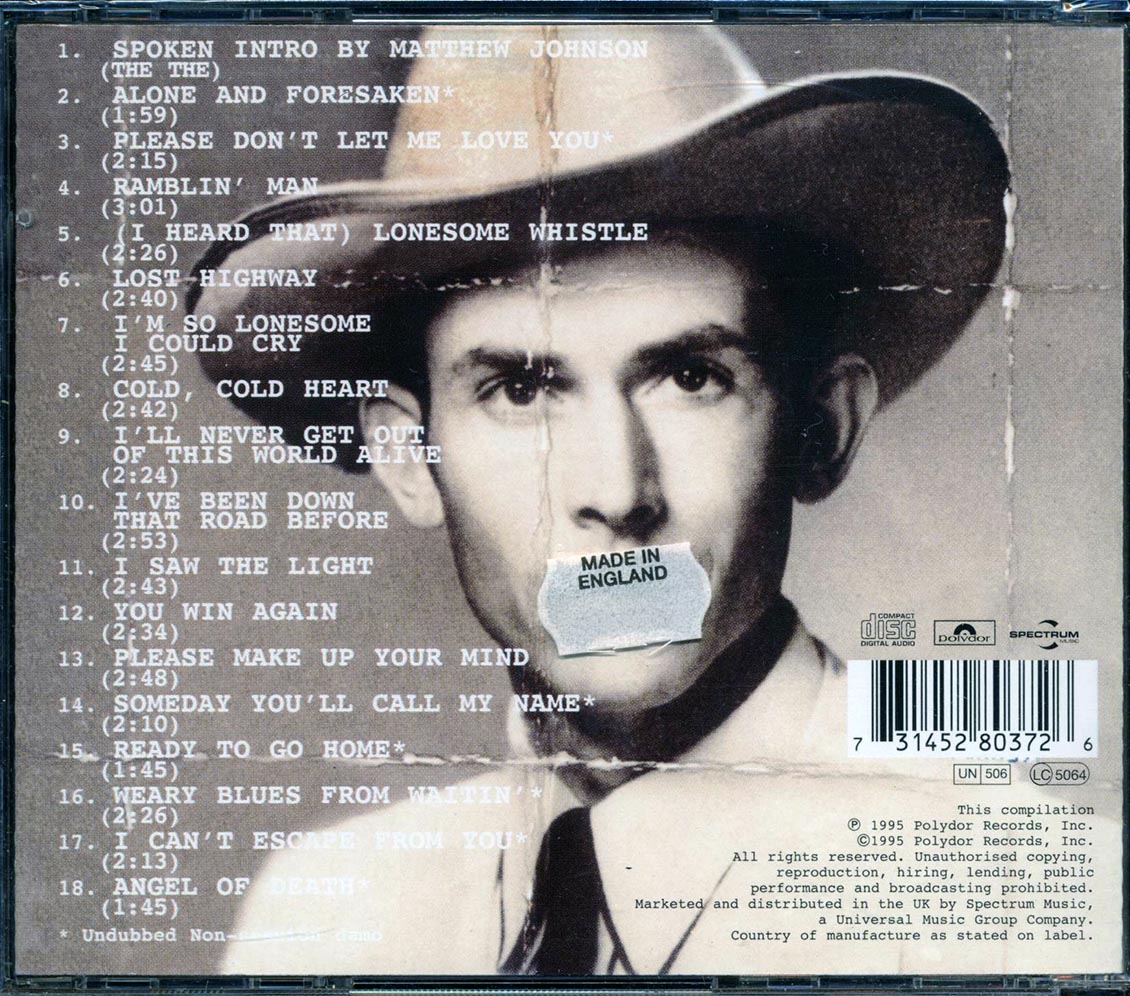 Hank Williams - Alone And Forsaken