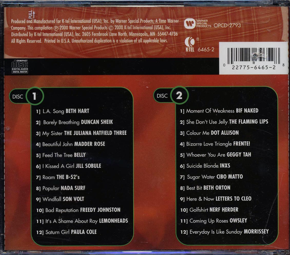 Morrissey, Beth Hart, The B-52's, Duncan Sheik , Etc. - Doubleshot: Pop Alternative (24 tracks) (2xCD)