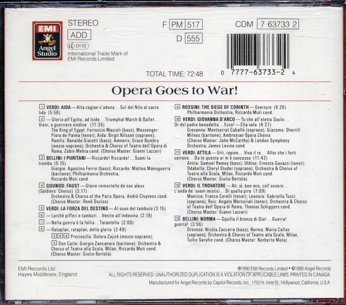 Various - Opera Goes To War (marked/ltd stock)