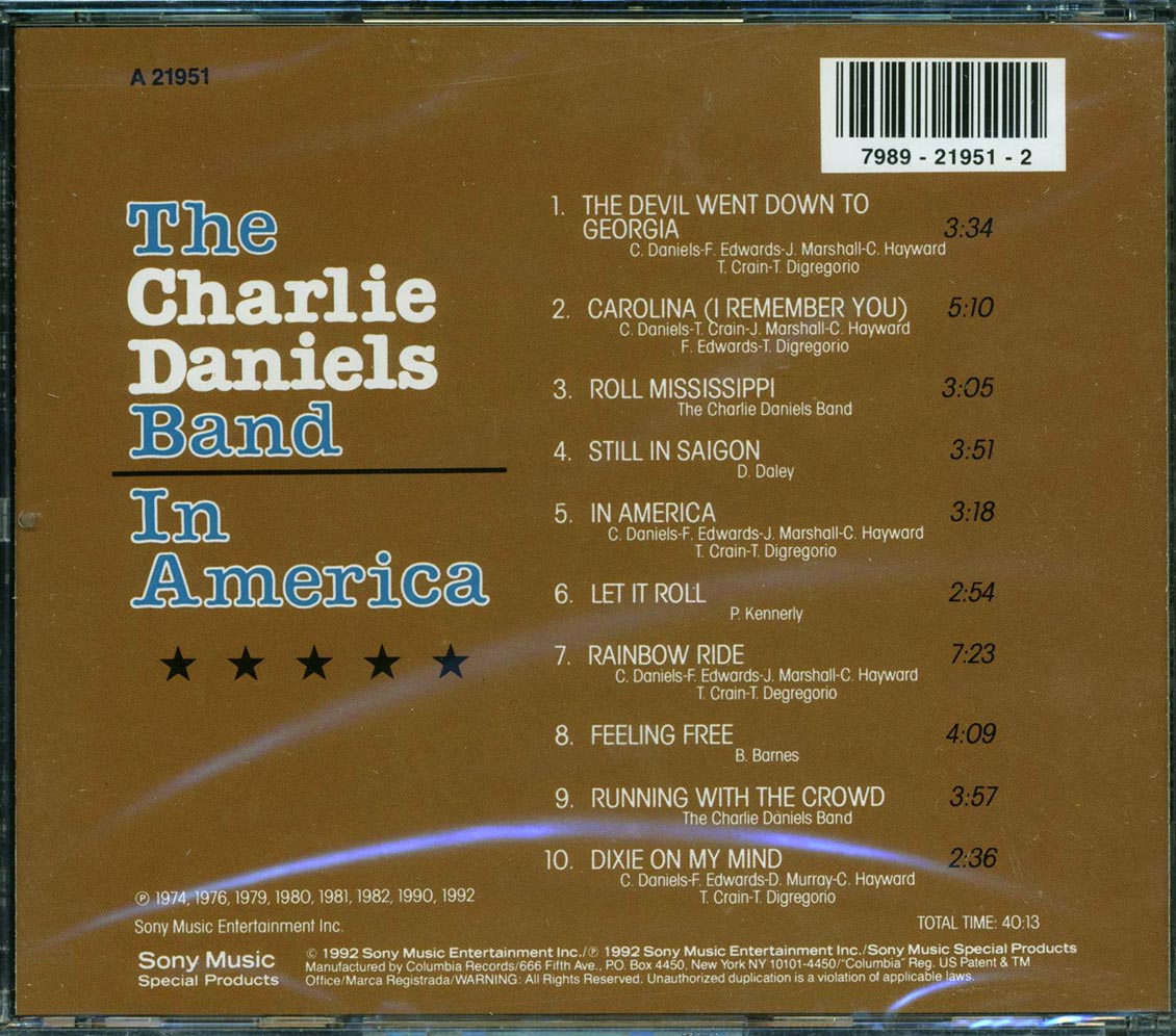 The Charlie Daniels Band - In America