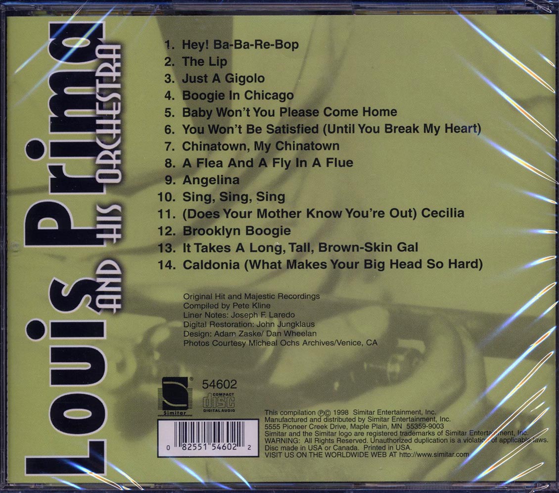 Louis Prima & His Orchestra - Jump N Boogie