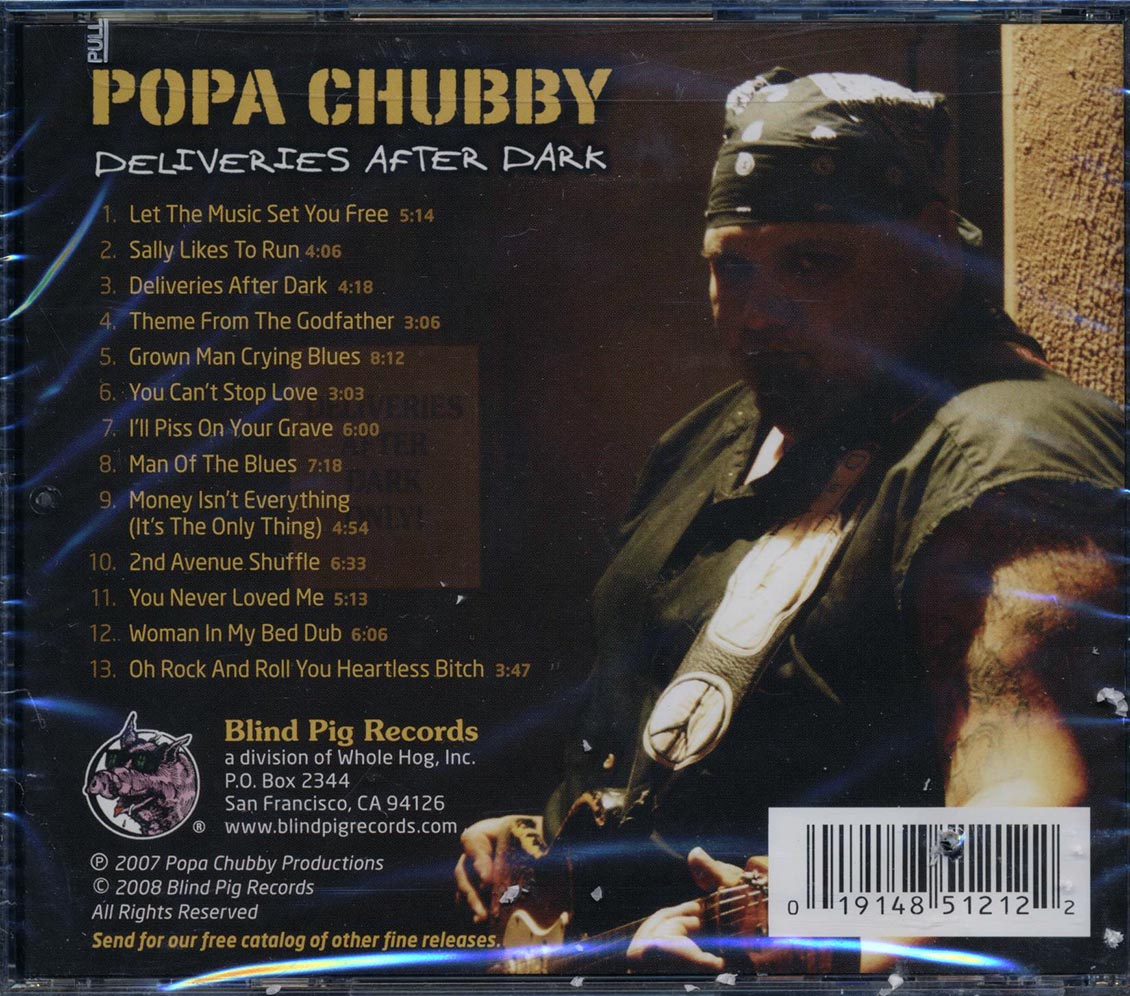 Popa Chubby - Deliveries After Dark (marked/ltd stock)