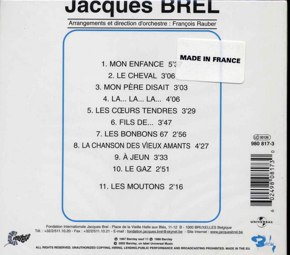 Jacques Brel - Jacques Brel 67