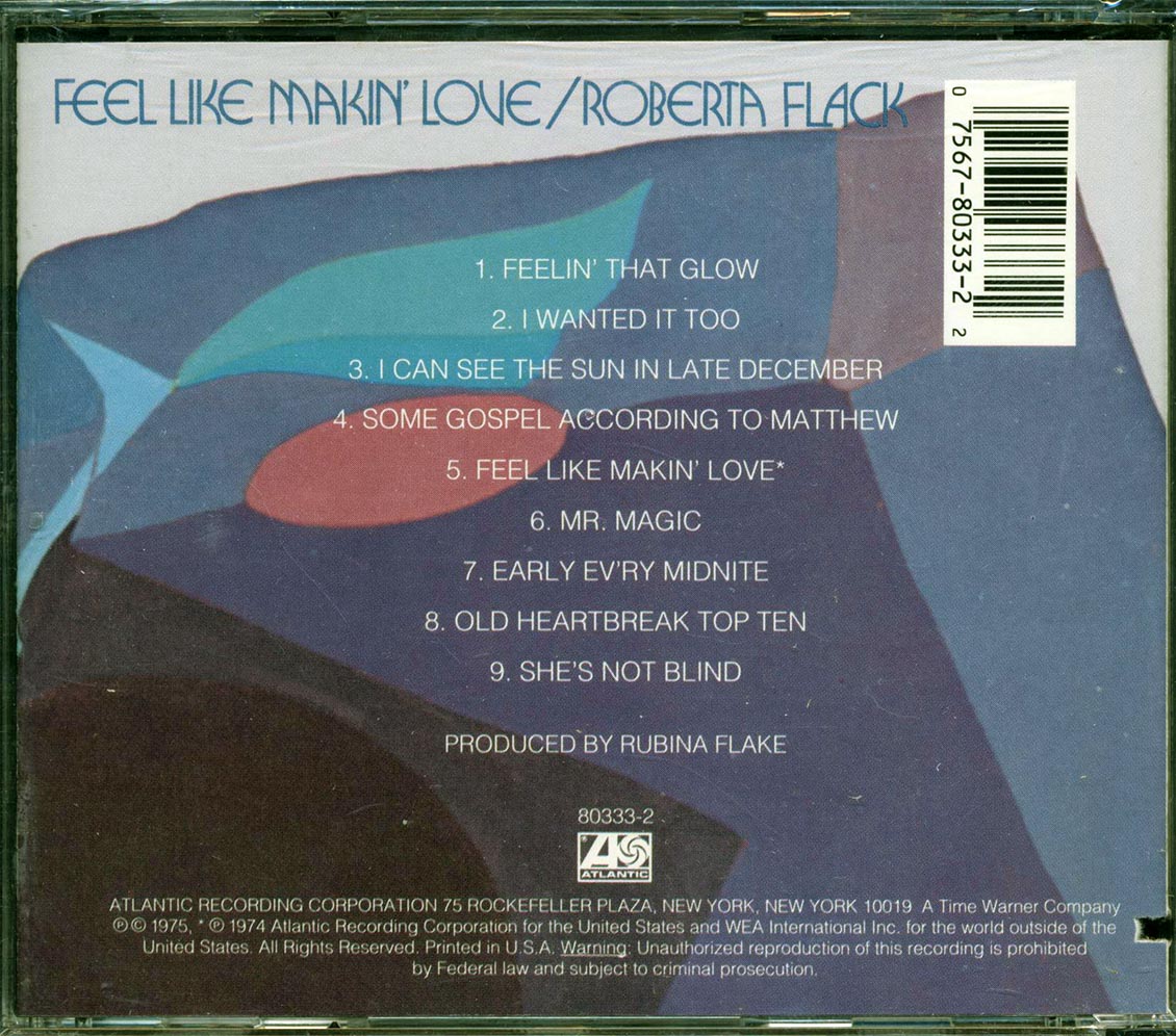 Roberta Flack - Feel Like Makin' Love (marked/ltd stock)