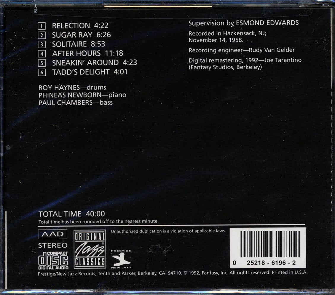 Roy Haynes, Phineas Newborn, Paul Chambers - We Three