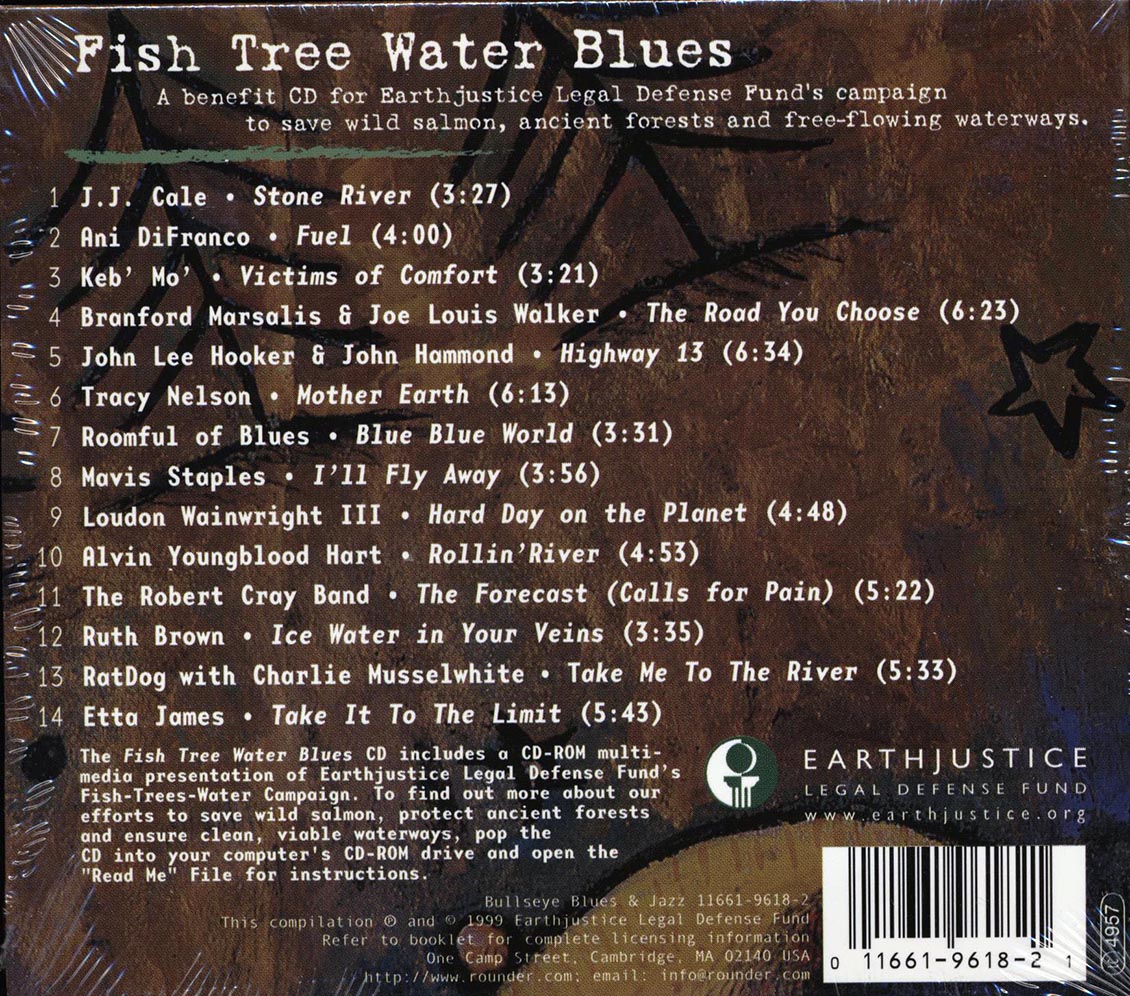 JJ Cale, Ani DiFranco, John Lee Hooker, Etc. - Fish Tree Water Blues