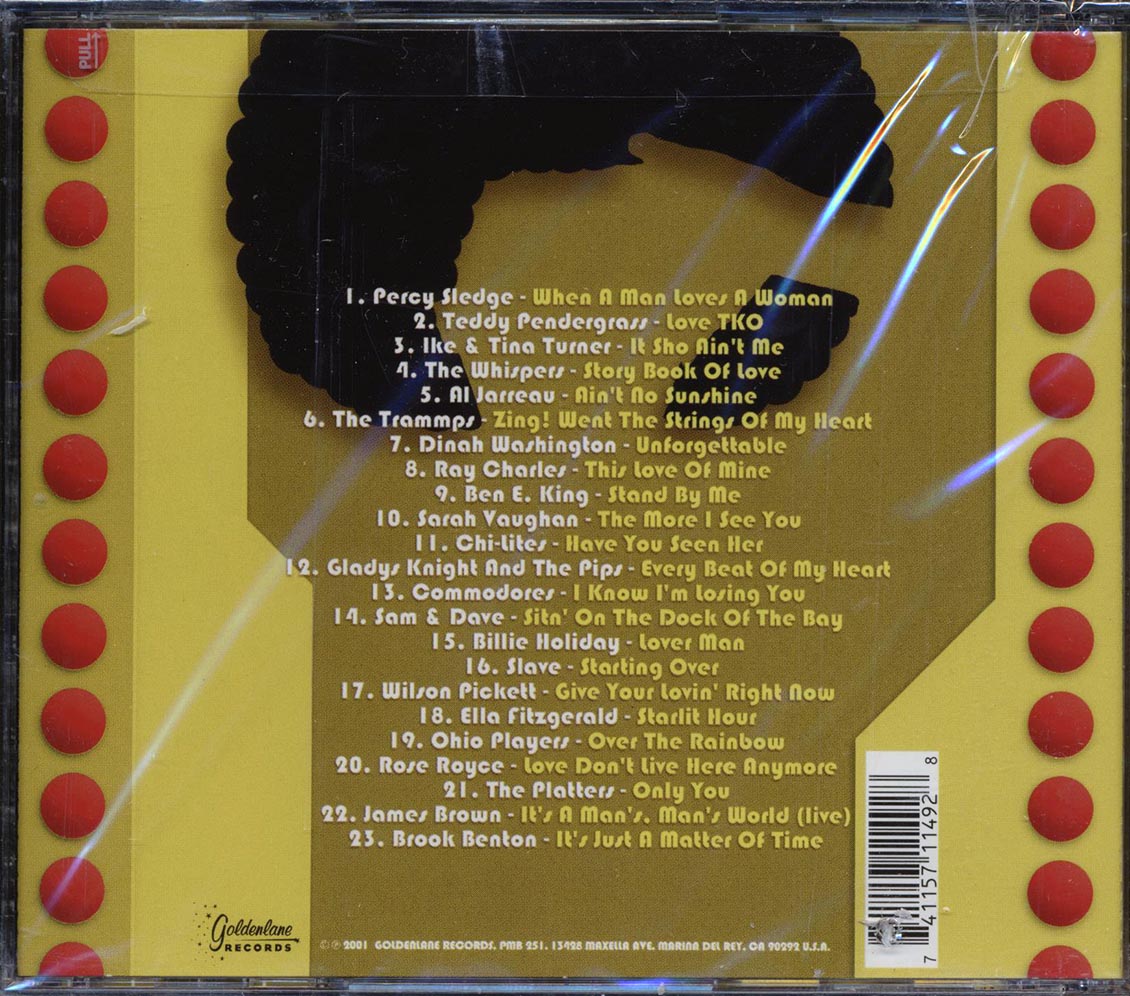 James Brown, Ray Charles, The Whispers, Al Jarreau, Etc. - 23 Essential Soul Masters And Ballads (23 tracks) (marked/ltd stock)