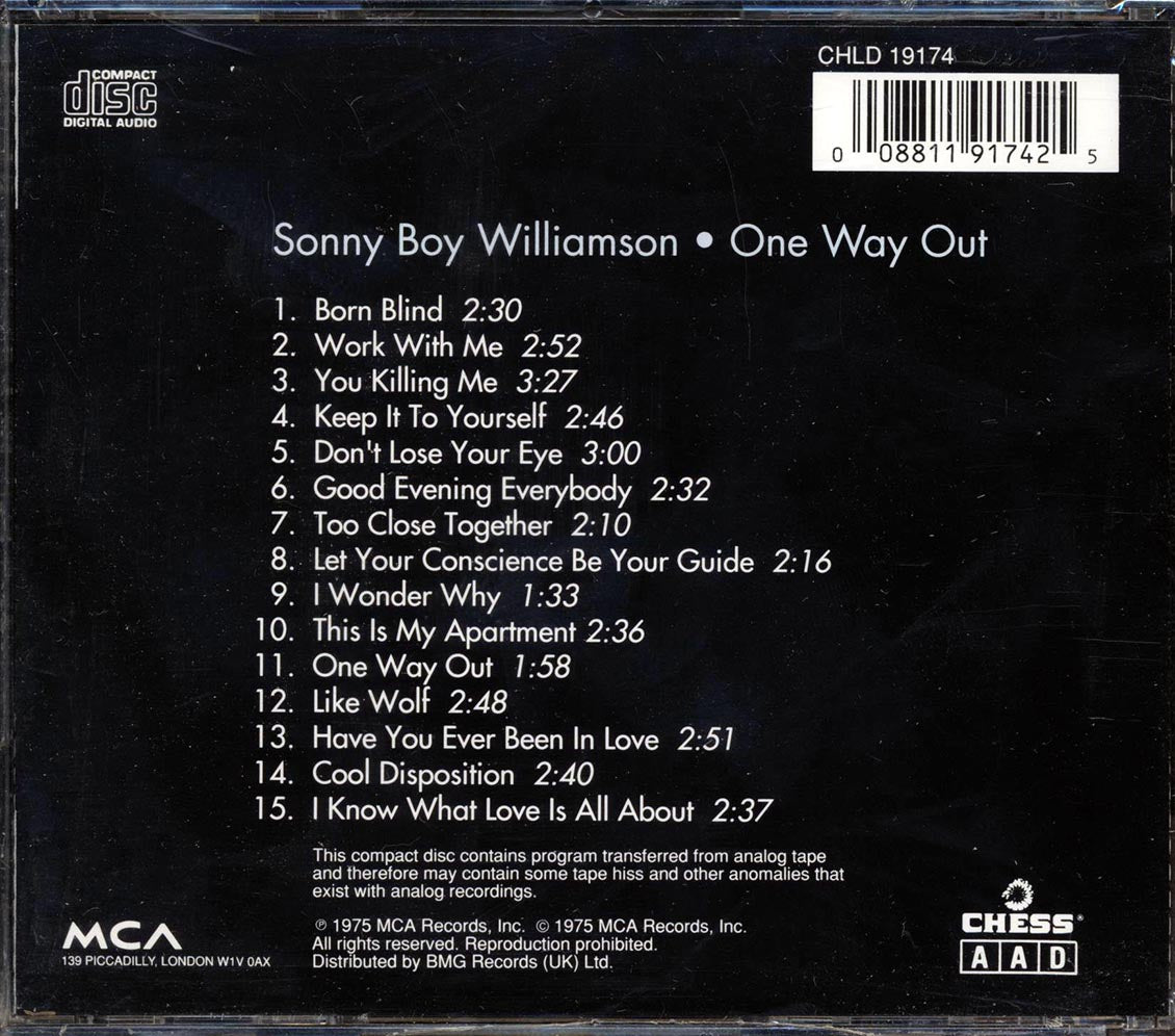 Sonny Boy Williamson - One Way Out
