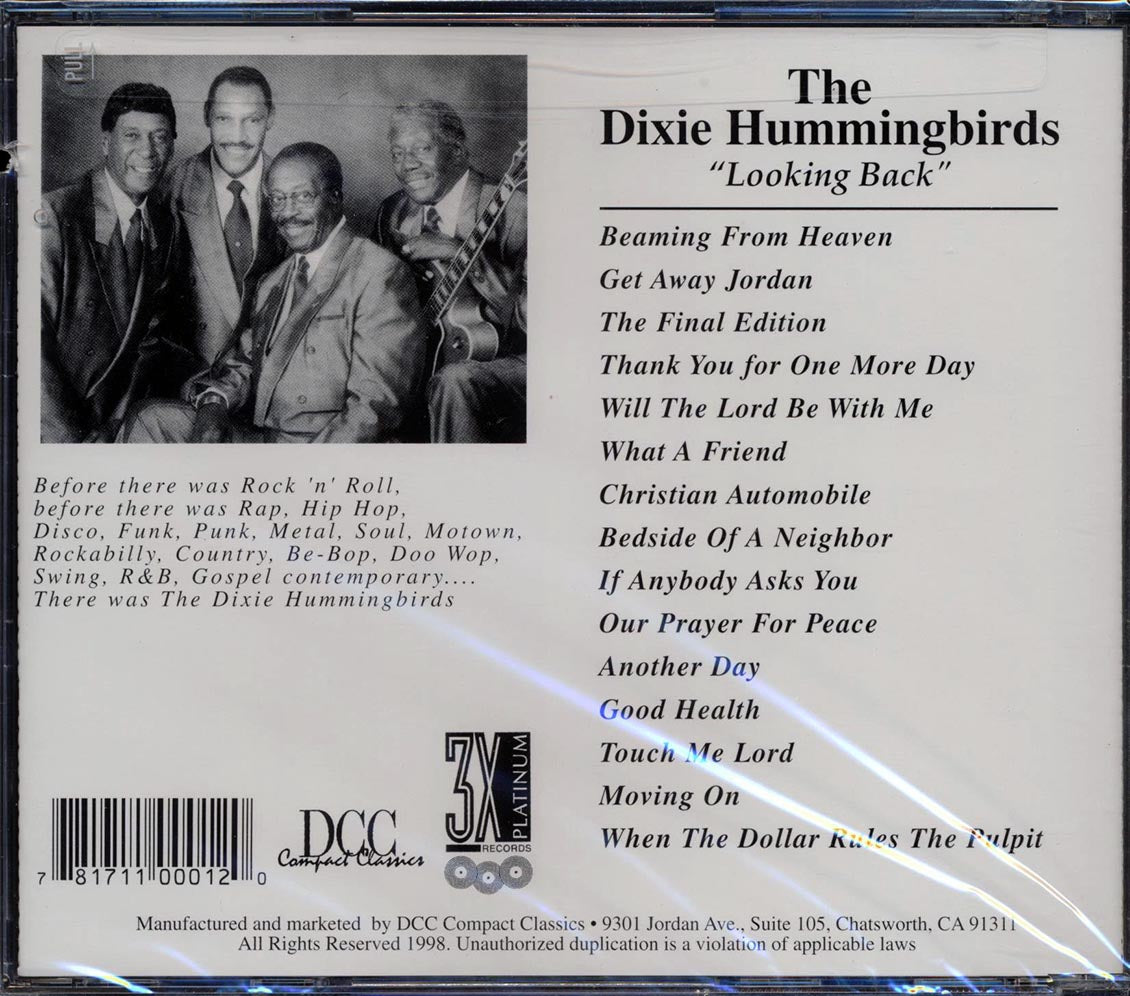 The Dixie Hummingbirds - Looking Back: A Retrospective (marked/ltd stock)