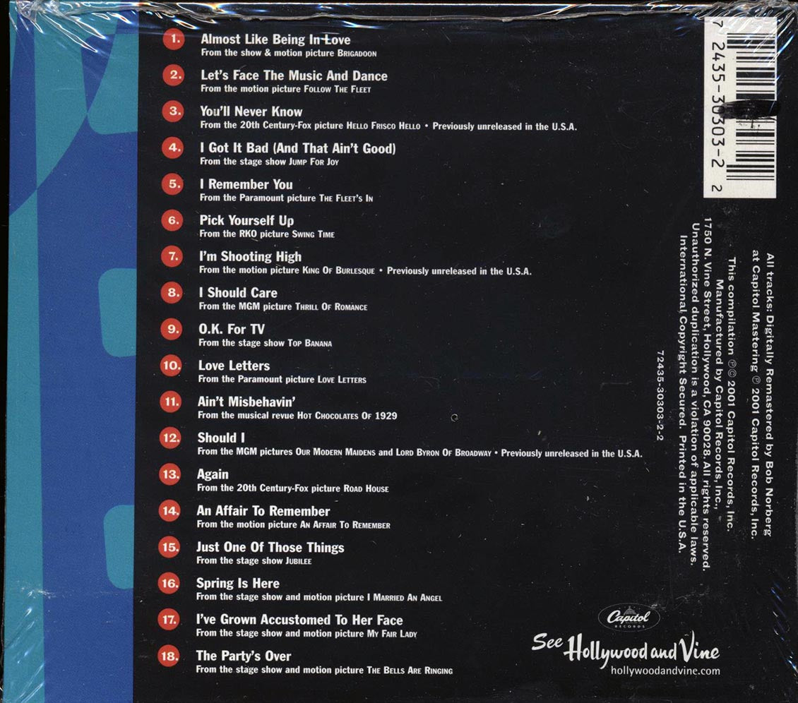 Nat King Cole - Songs From Stage & Screen (marked/ltd stock)