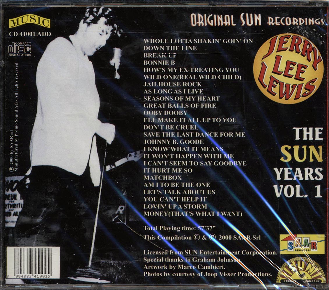 Jerry Lee Lewis - The Sun Years Volume 1