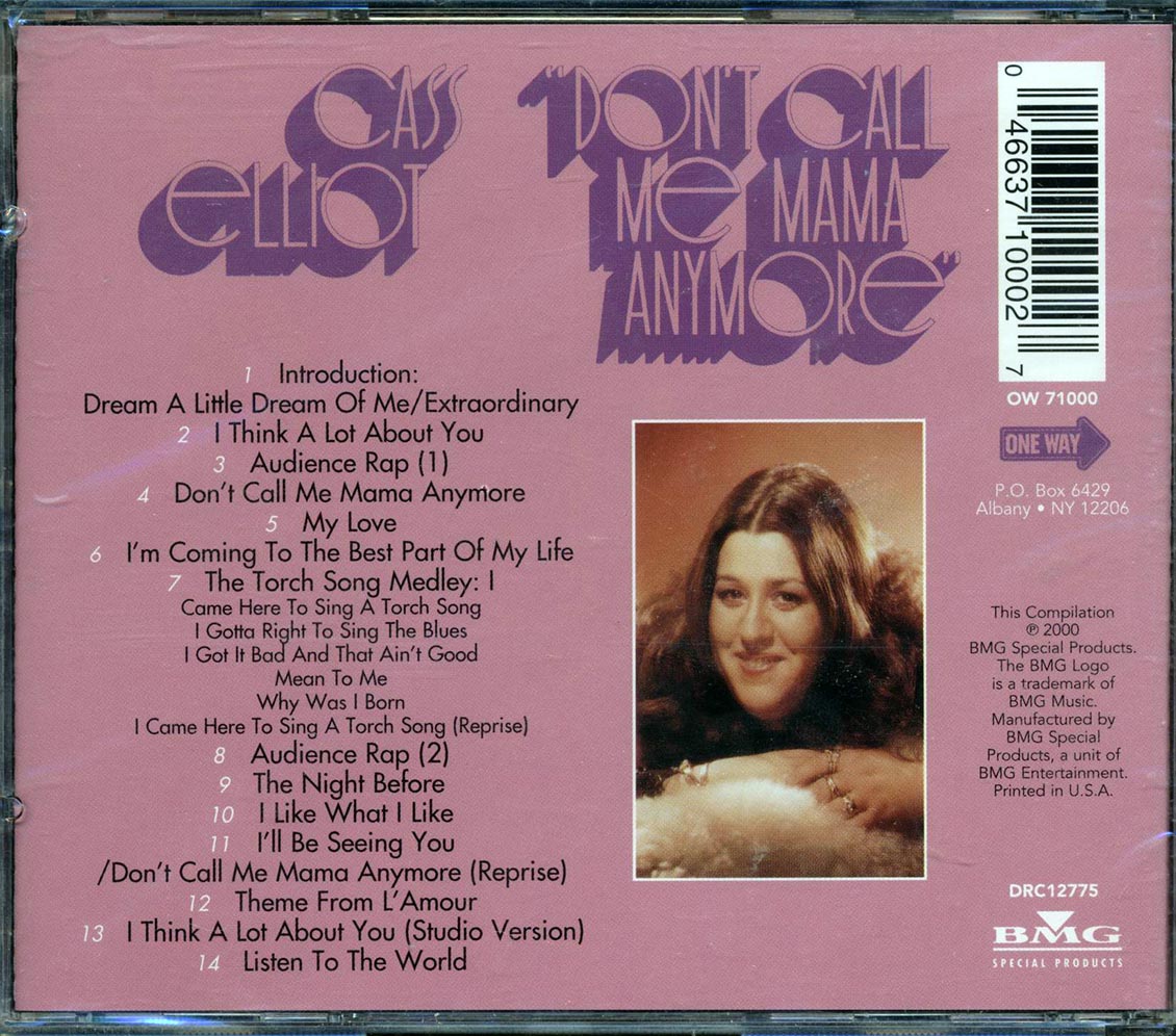 Cass Elliot - Don't Call Me Mama Anymore