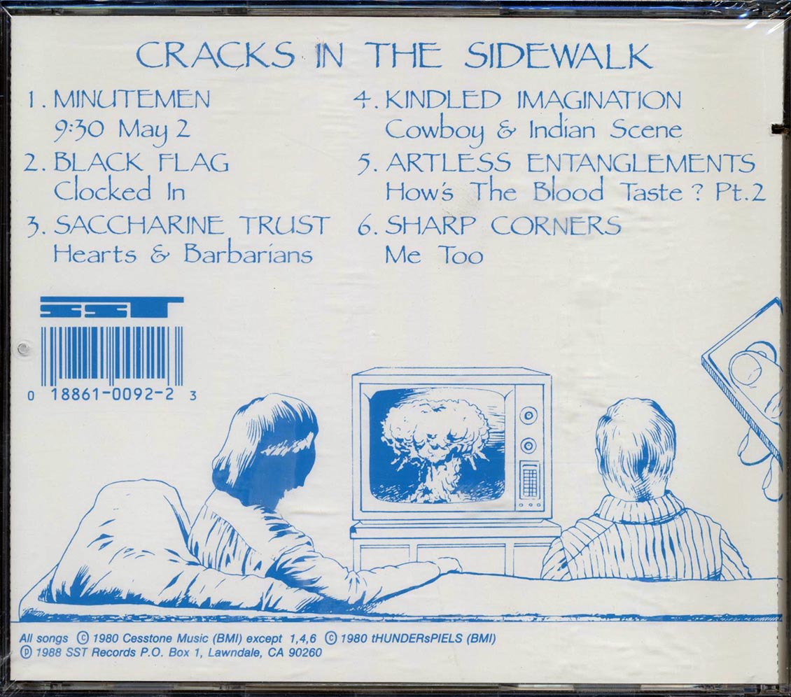 Minutemen, Black Flag, Saccharine Trust, Etc. - Cracks In The Sidewalk (marked/ltd stock)