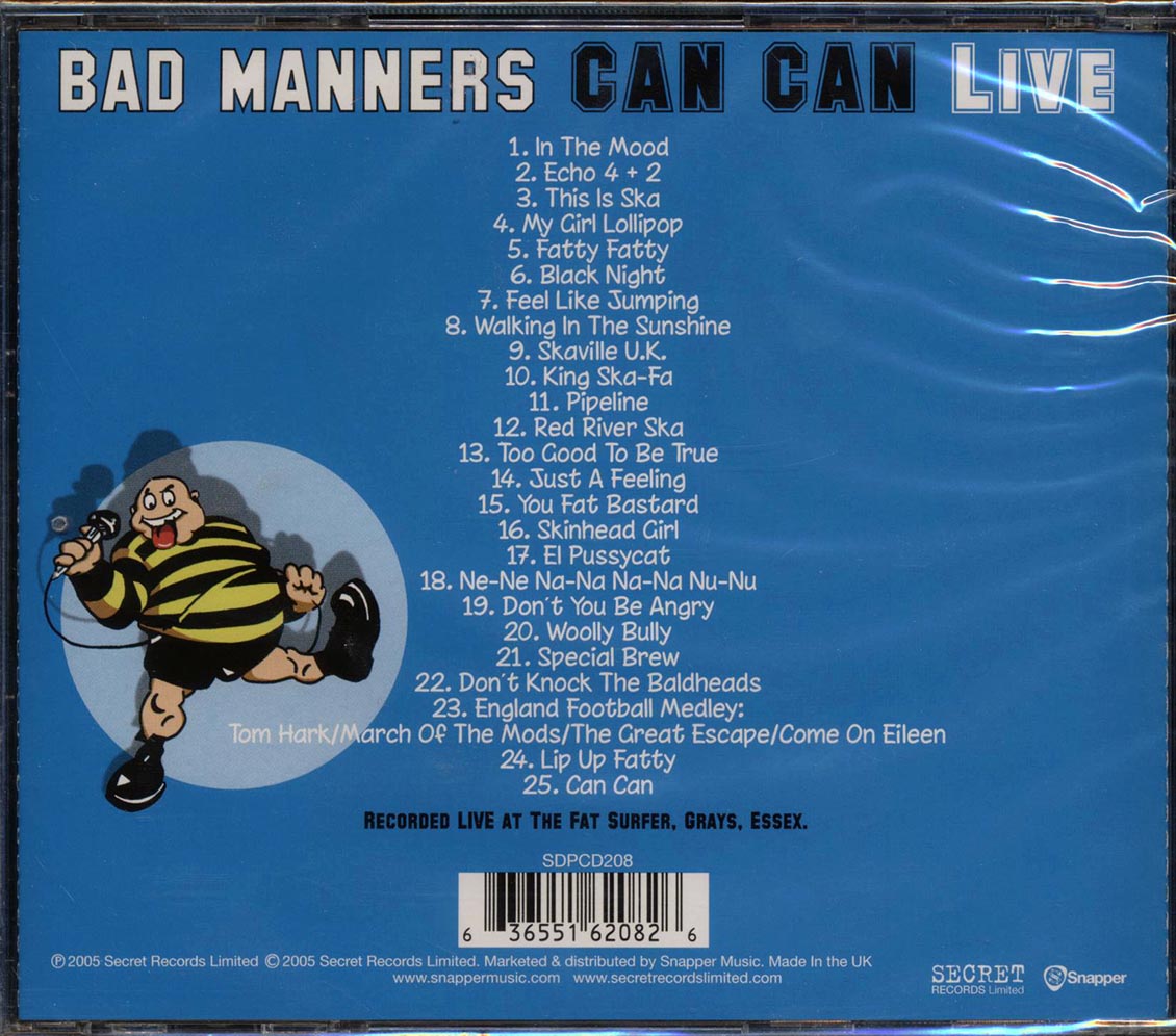 Bad Manners - Can Can Live (25 tracks)