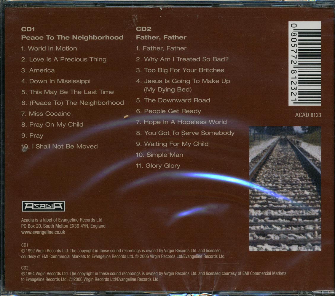 Pops Staples - Peace To The Neighborhood + Father, Father (2 albums on 2 CDs) (21 tracks) (2xCD)