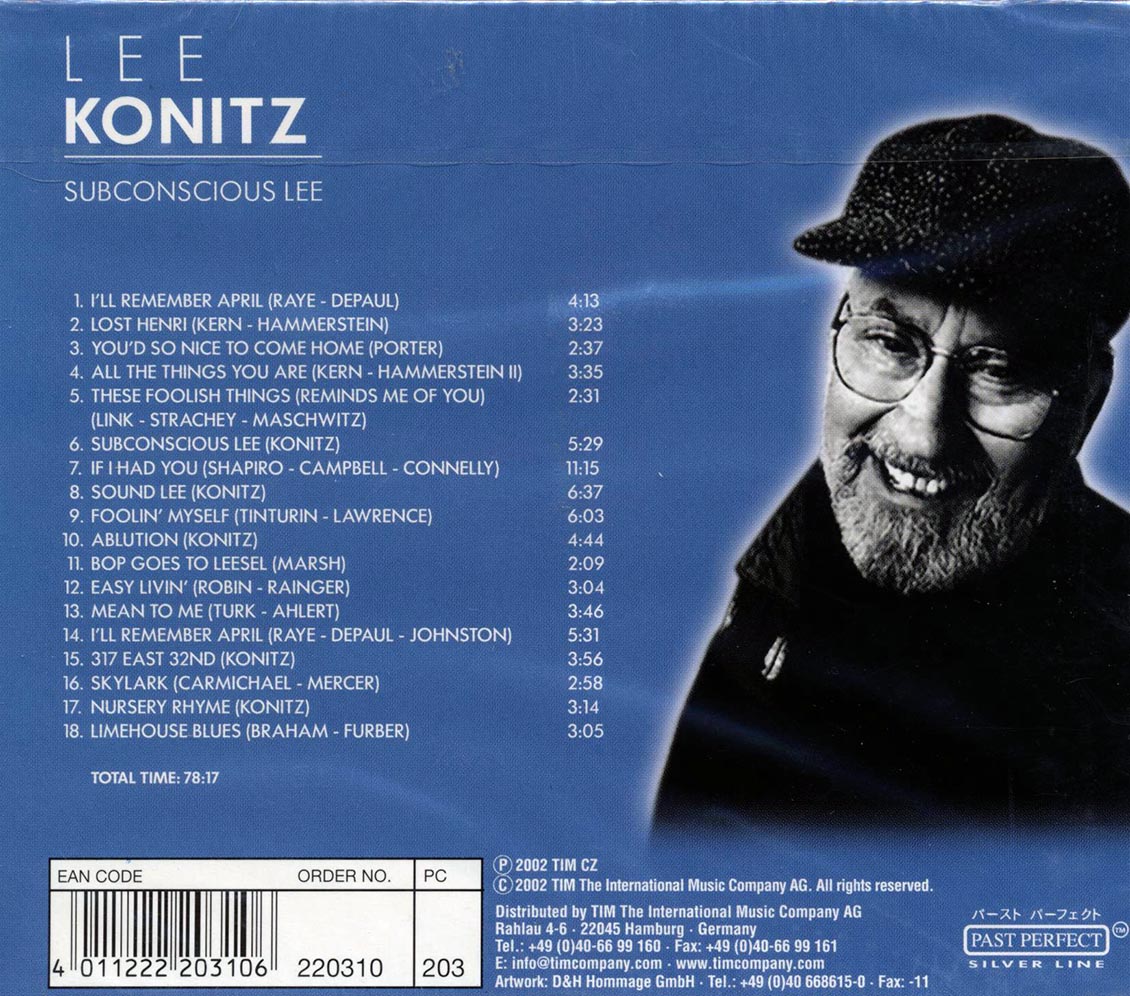 Lee Konitz - Subconscious Lee
