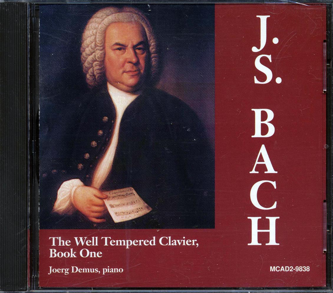 Bach, Joerg Demus - The Well-Tempered Clavier Part One Of Book One (marked/ltd stock)