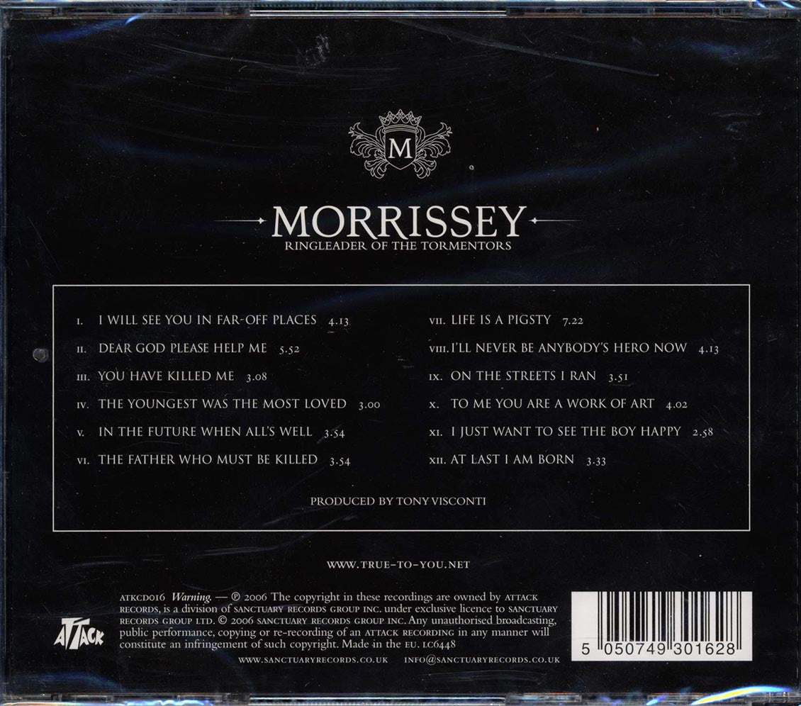 Morrissey - Ringleader Of The Tormentors