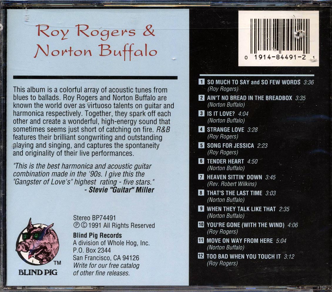 Roy Rogers & Norton Buffalo - R&B