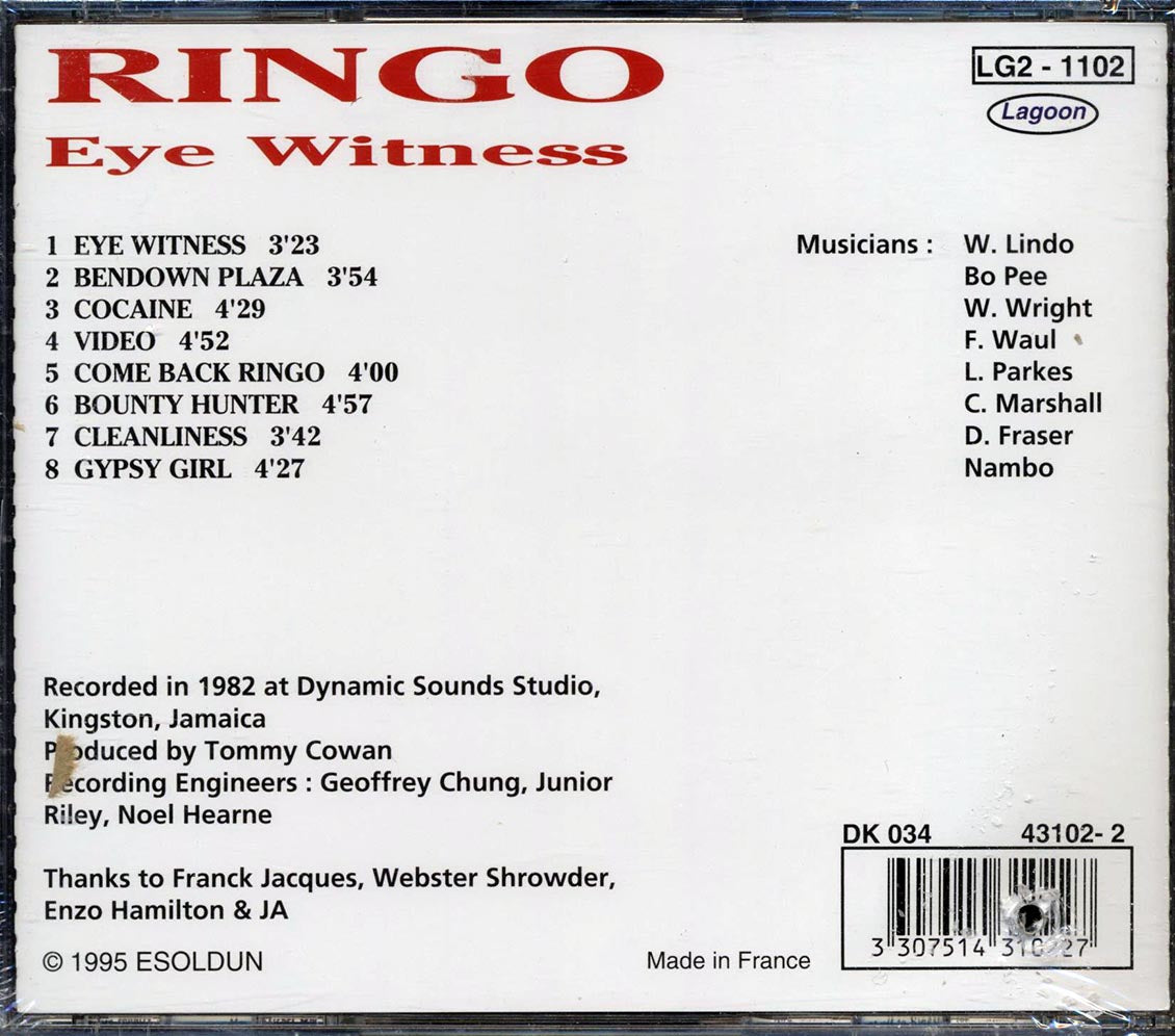 Ringo - Eye Witness (marked/ltd stock)