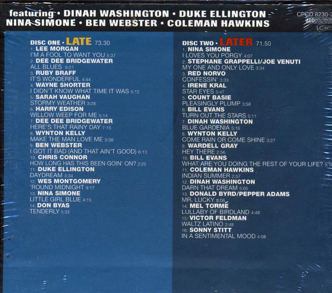 Lee Morgan, Dee Dee Bridgewater, Ruby Braff, Etc. - Either Side Of Midnight: 30 Cool Jazz Classics (30 tracks) (2xCD)