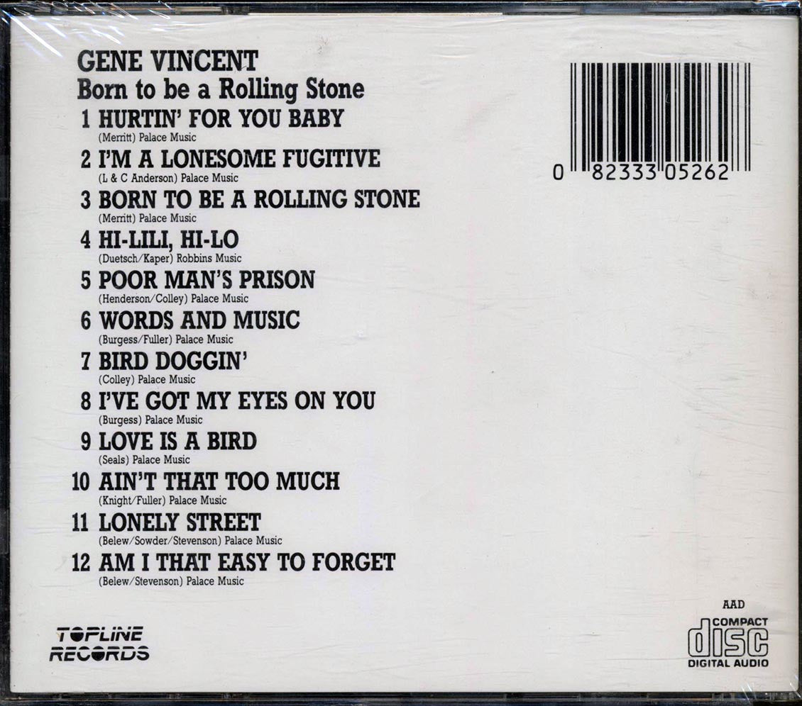 Gene Vincent - Born To Be A Rolling Stone