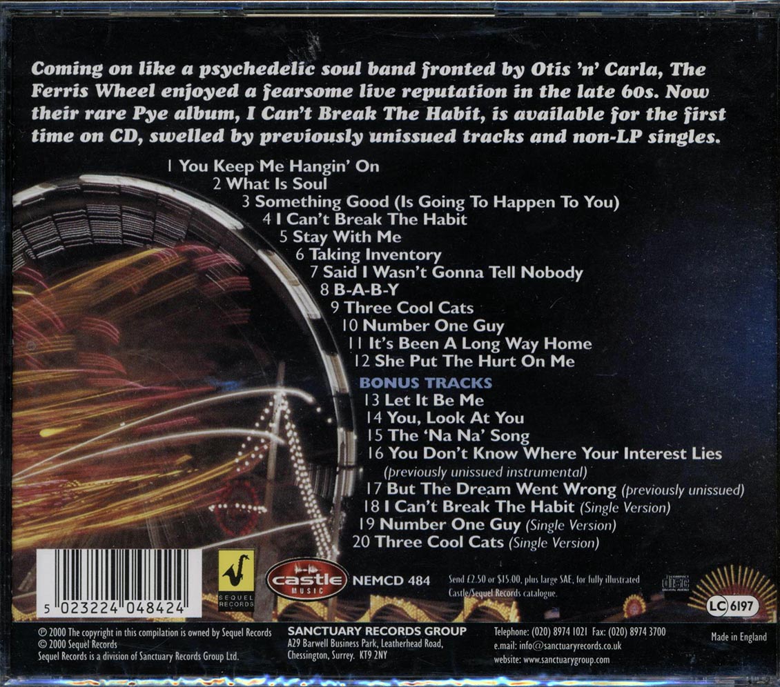 The Ferris Wheel - Can't Break The Habit (20 tracks)