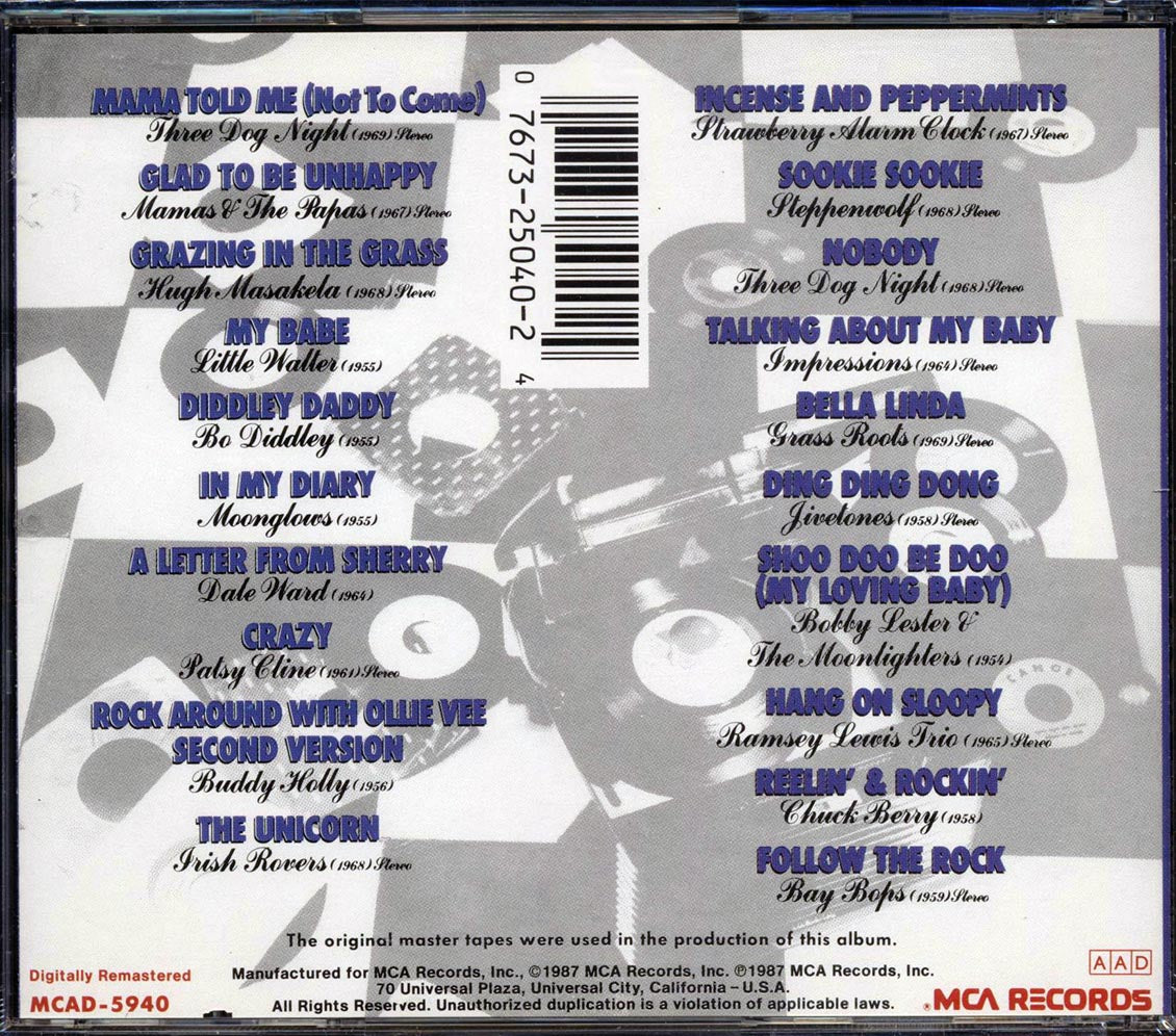 Three Dog Night, Buddy Holly, The Mamas & The Papas, Etc. - Vintage Music Volumes 19 & 20
