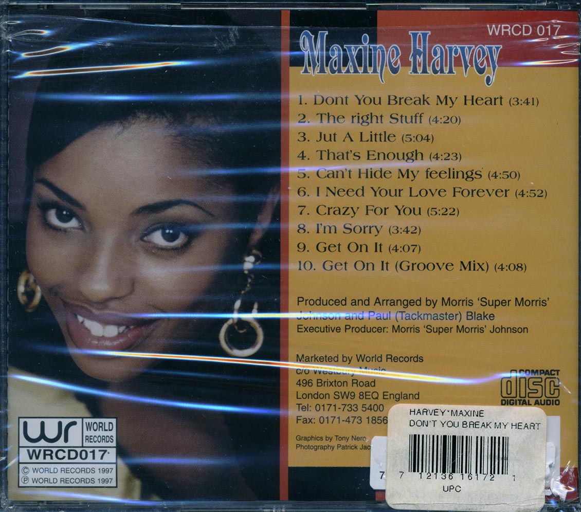 Maxine Harvey - Don't You Break My Heart