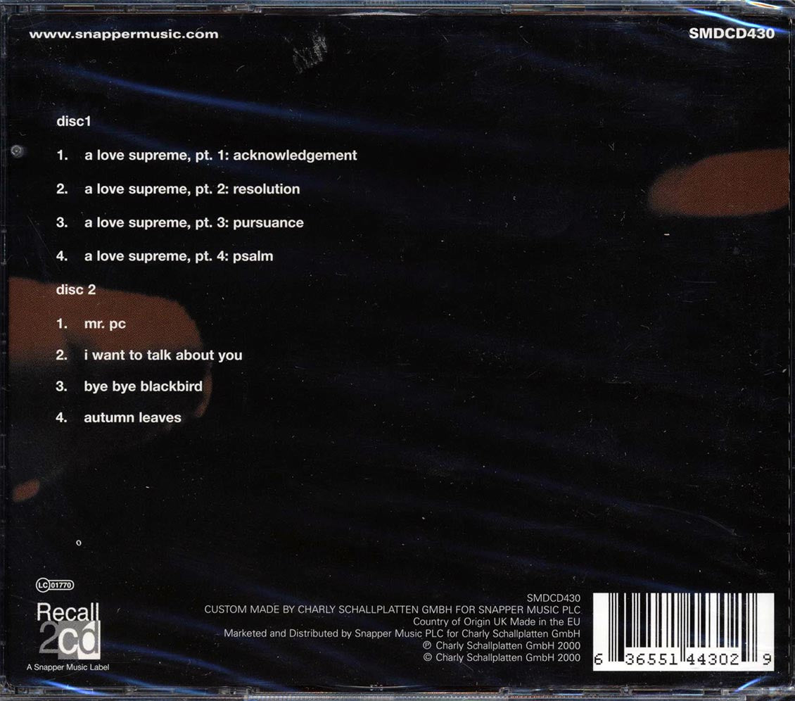 John Coltrane - Sheets Of Sound (2xCD)