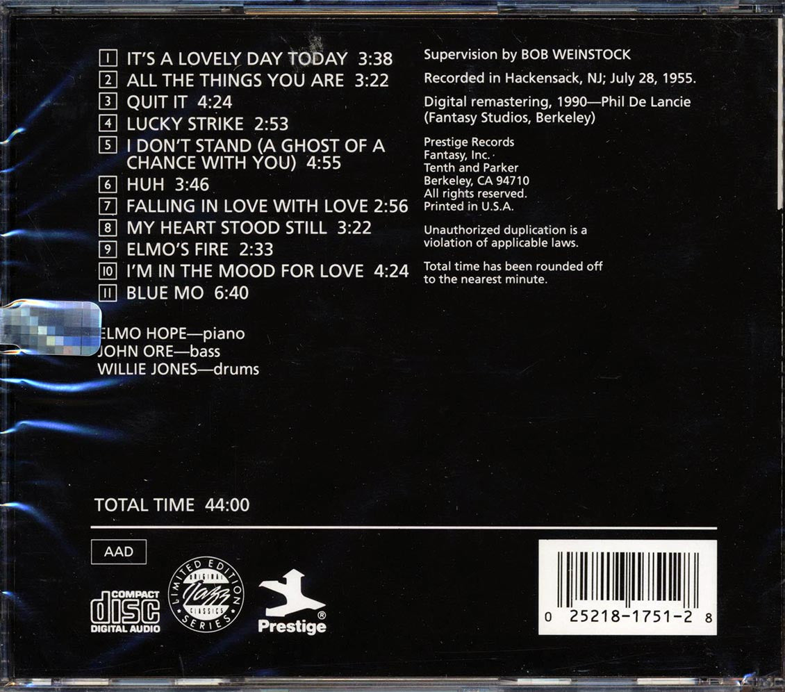 Elmo Hope Trio - Meditations (ltd. ed.) (remastered)