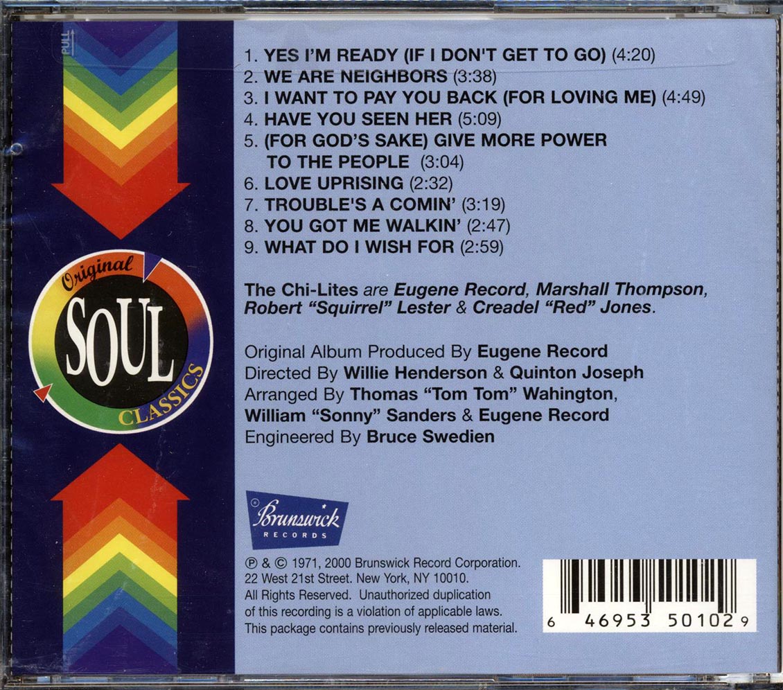 The Chi-Lites - For God's Sake Give More Power To The People