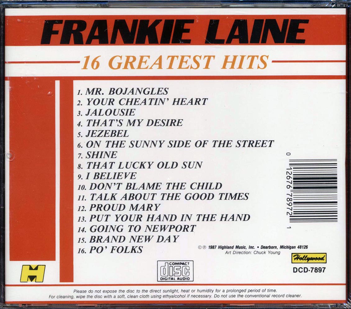 Frankie Laine - 16 Greatest Hits