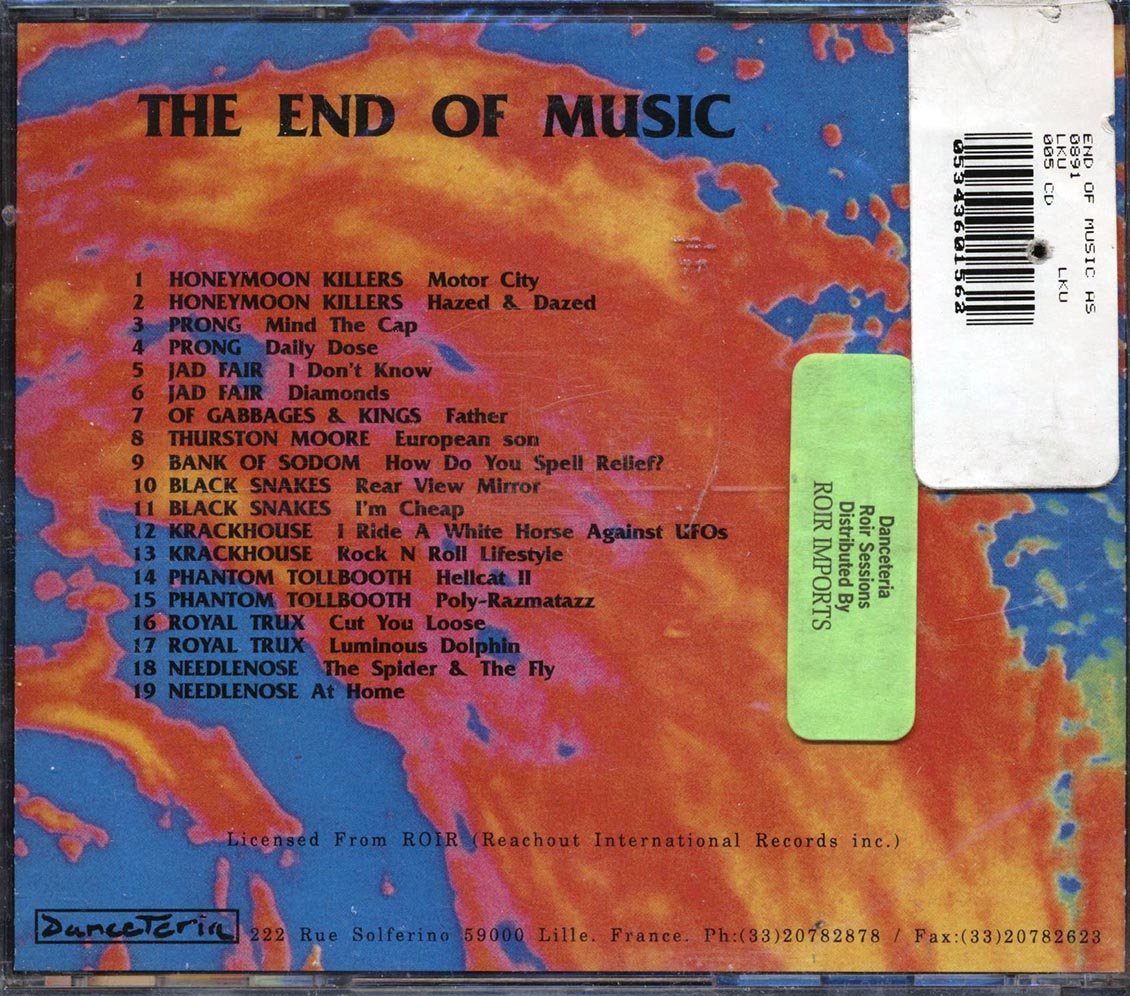 The Honeymoon Killers, Prong, Jad Fair, Etc. - The End Of Music As We Know It (marked/ltd stock)