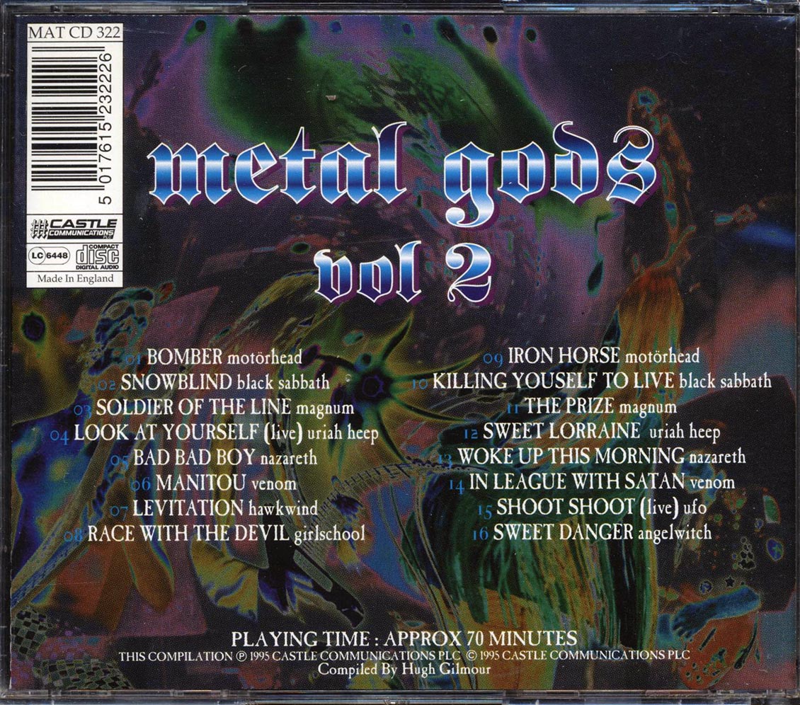 Black Sabbath, Motorhead, Nazareth, Magnum, Etc. - Metal Gods Volume 2